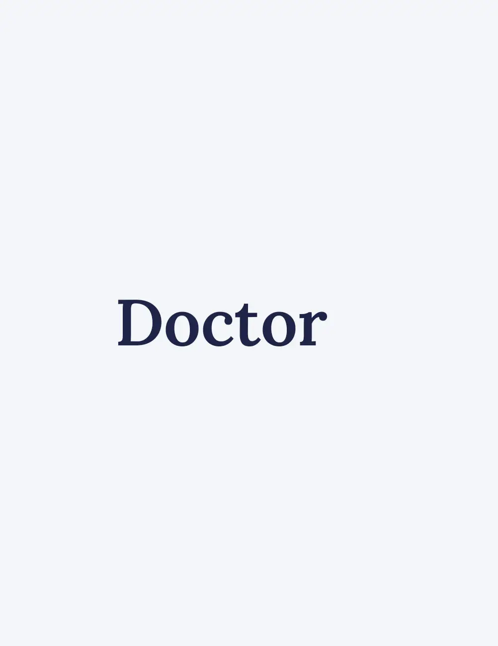 DOCTOR