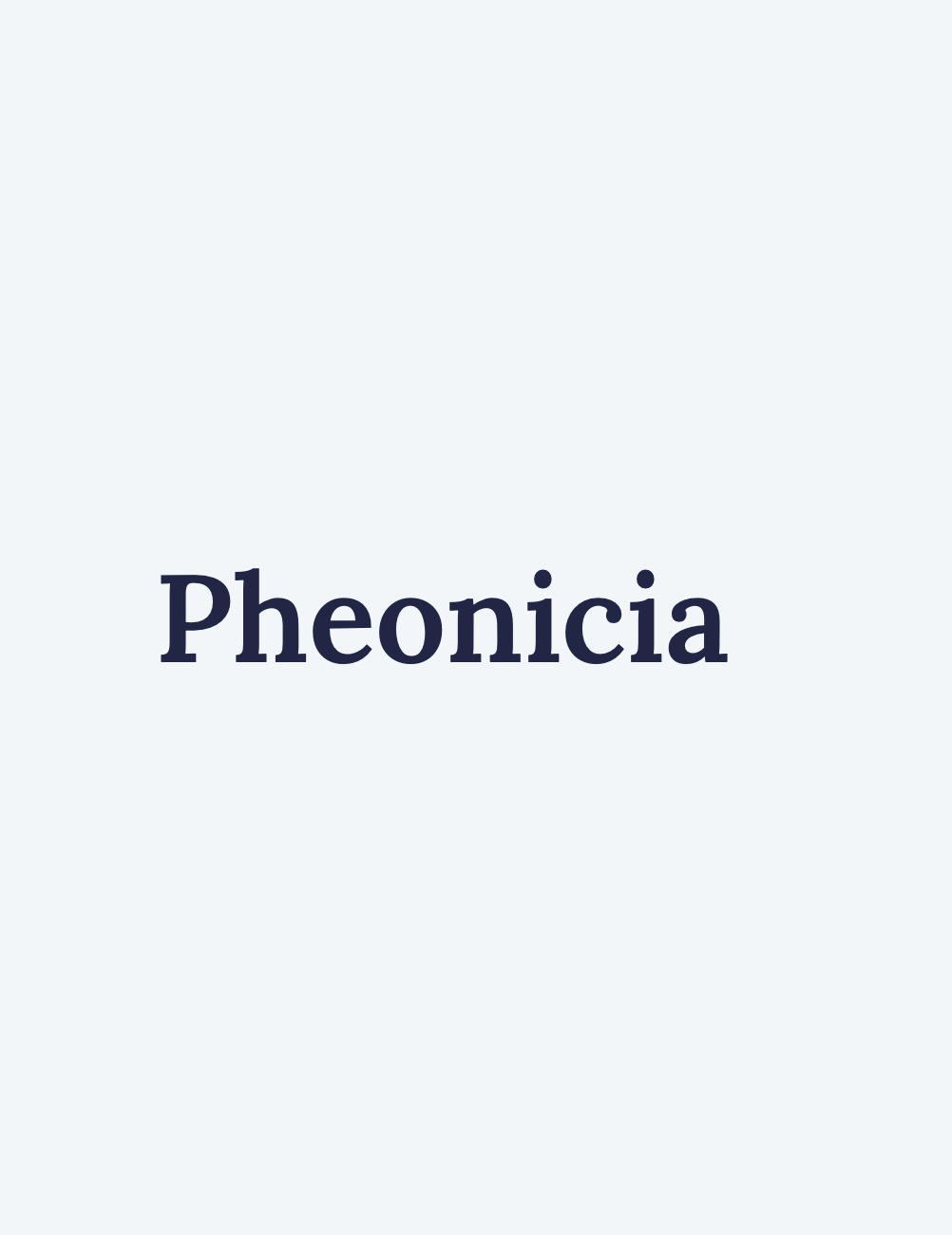 Pheonicia