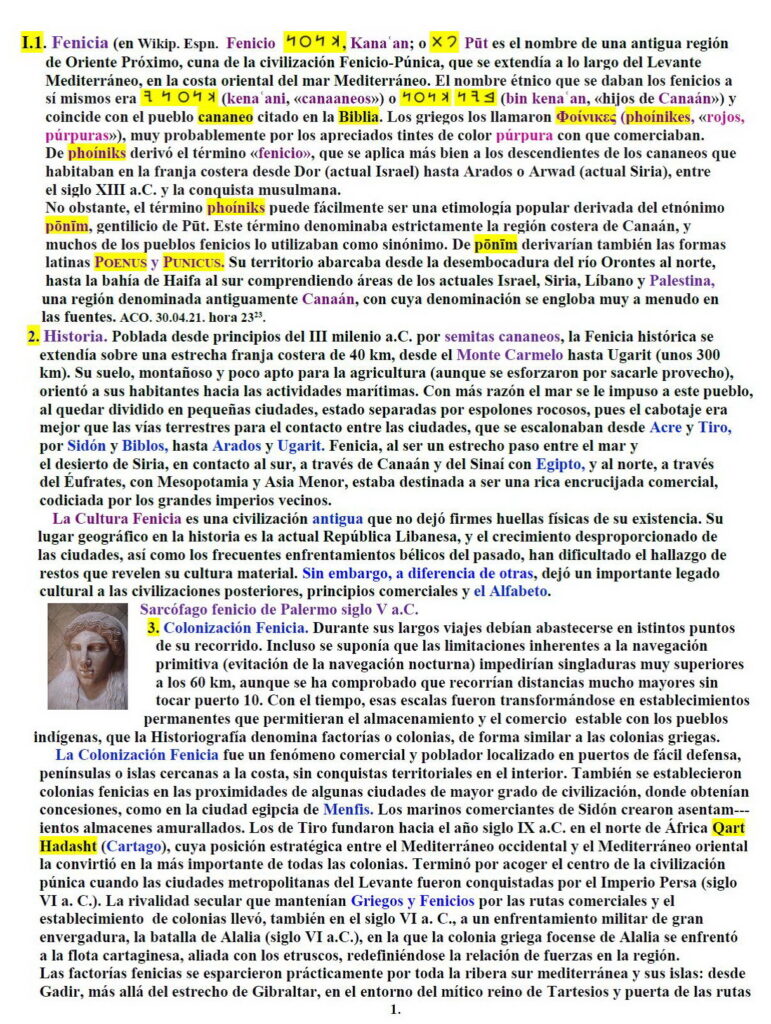 La Cultura Fenicia es una civilización antigua que no dejó firmes huellas físicas de su existencia. Su lugar geográfico en la historia es la actual República Libanesa, y el crecimiento desproporcionado de las ciudades, así como los frecuentes enfrentamientos bélicos del pasado, han dificultado el hallazgo de restos que revelen su cultura material. Sin embargo, a diferencia de otras, dejó un importante legado cultural a las civilizaciones posteriores, principios comerciales y el Alfabeto.